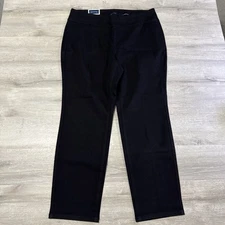 Charter Club Cambridge Slim Denim Jeans Women’s Plus 18W Black Pull-On Slim Leg