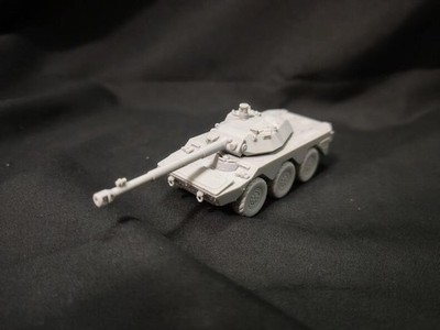 3D Print 1/72 French AMX-10RC Wheeled Vehicle Unpainted Unassembled Model