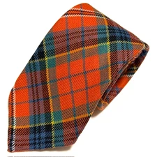 Drake's London Tie 100% WOOL Plaid Luxury Classic Dapper Elegance Style Handmade