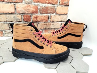 Vans Sentry sk8 Hi Hiker Suede Wheat Glazed Ginger Sneaker Brown Men's Sz 8.5