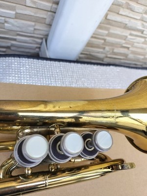 Jupiter SPT-416 Pocket Trumpet Bb SPT416 Silver Plated for Parts