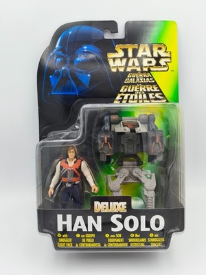 STAR WARS - POTF2 - Han Solo Deluxe - Flight Pack - green EU card