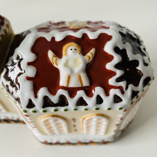 Villeroy Boch Scandinavia Gingerbread Ceramic Church Tea Light holder In Box - Picture 14 of 24