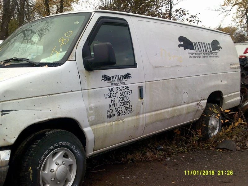 Passenger Right Rear Back Door With Window Fits 92-07 FORD E150 VAN 563537 Foto 2 de 4