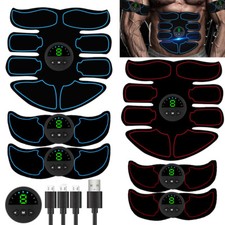 EMS Abdominal Muscle Toning Trainer ABS Stimulator Toner Fitness Binder Gym Belt