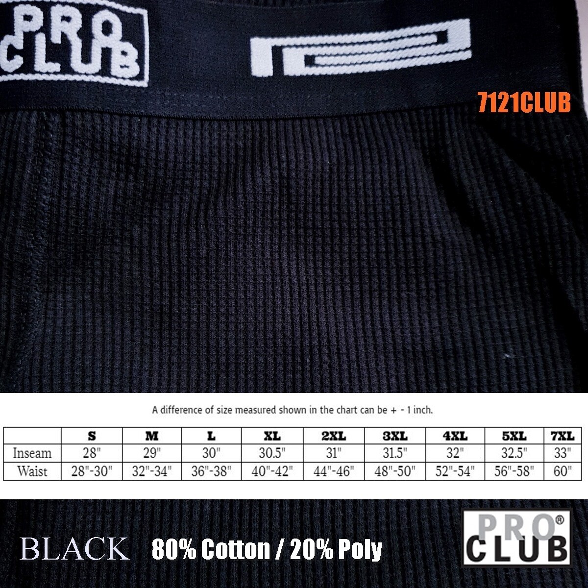 【PRO CLUB】★アンダーウェア★ Men's Long Pants Underwear PRO CLUB MEN'S UNDERWEAR THERMAL PANTS BOTTOMS LONG JOHNS