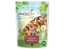 Organic Mixed Raw Nuts - Non-GMO, Kosher, Raw, Vegan - by Food To Live