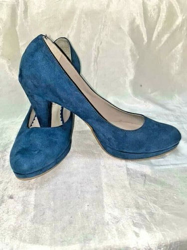 Decolletè Donna Blu Tacco Alto Plateau Scarpe 41 Schuhe Chaussures Zapatos  čevlj | eBay