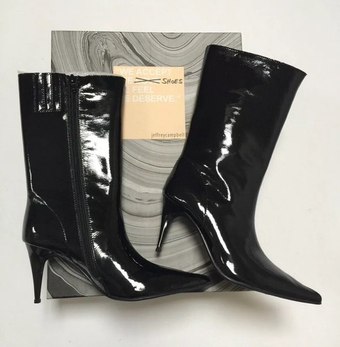 Jeffrey Campbell Womens Boots Size6 Black New - Picture 7 of 7