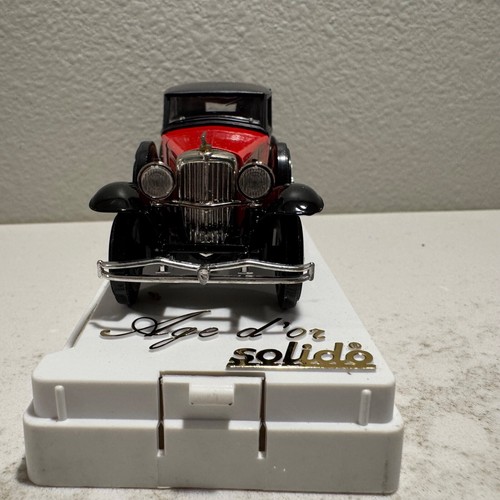 Duesenberg J Solido Age d'or #4156 Die-cast 1:43 scale MIB Red - Picture 3 of 12