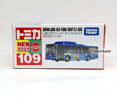 TOMICA 109 SHIMAJIRO SEA PARK SHUTTLE BUS 1/141 TOMY NEW 2023 July