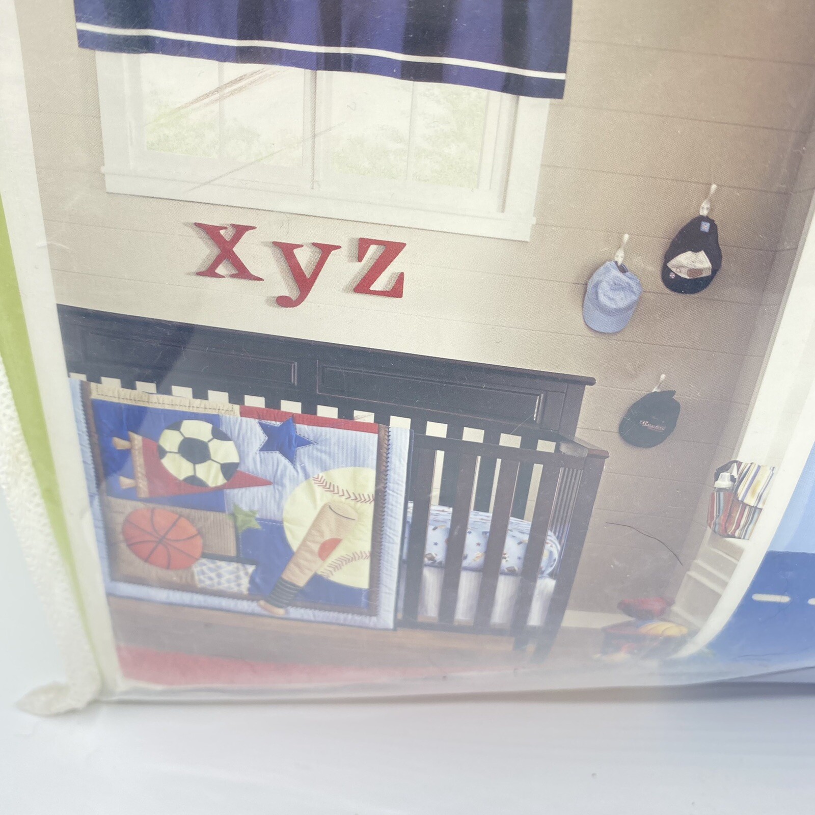 Circo Boy Sports 3 Piece Nursery Set Comforter Fitted Crib Sheet Dust