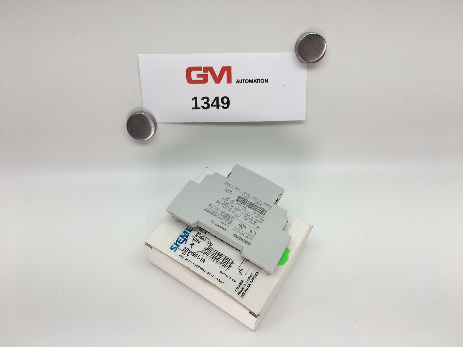 Siemens Auxiliary Switch 3RV1901-1A 1S +1Ö Circuit Breaker Contact Block