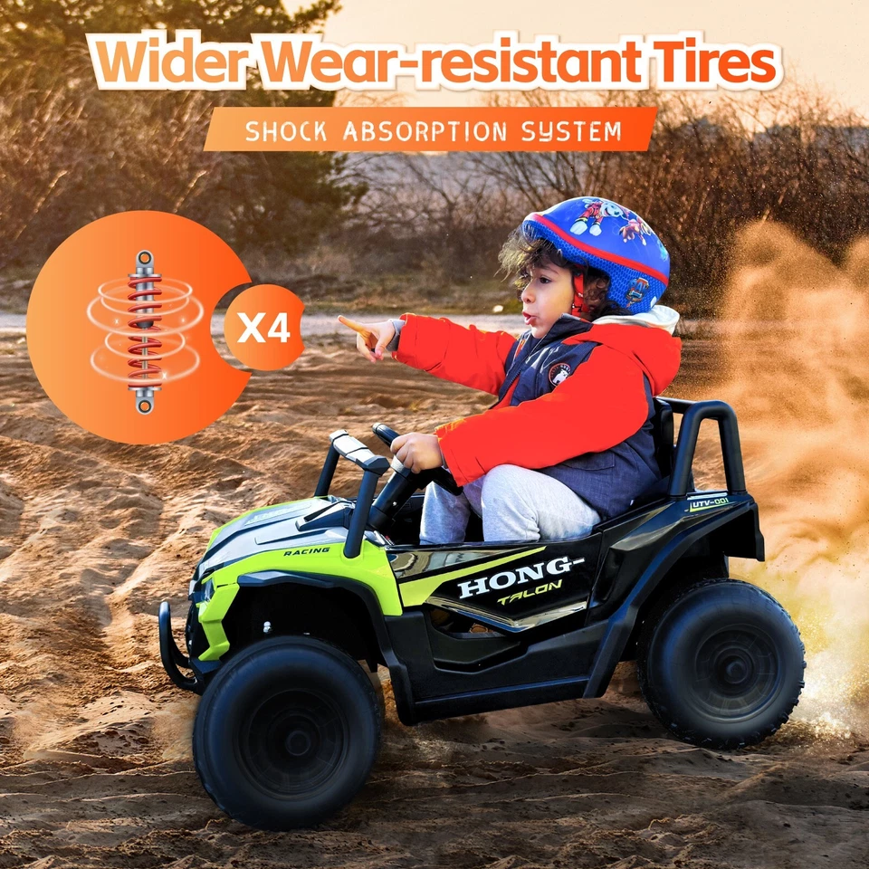 12V детский автомобиль электрический аккумулятор работает UTV ездить на игрушка подарок с пультом дистанционного управления светодиодный mp3 - Изображение 3 из 4