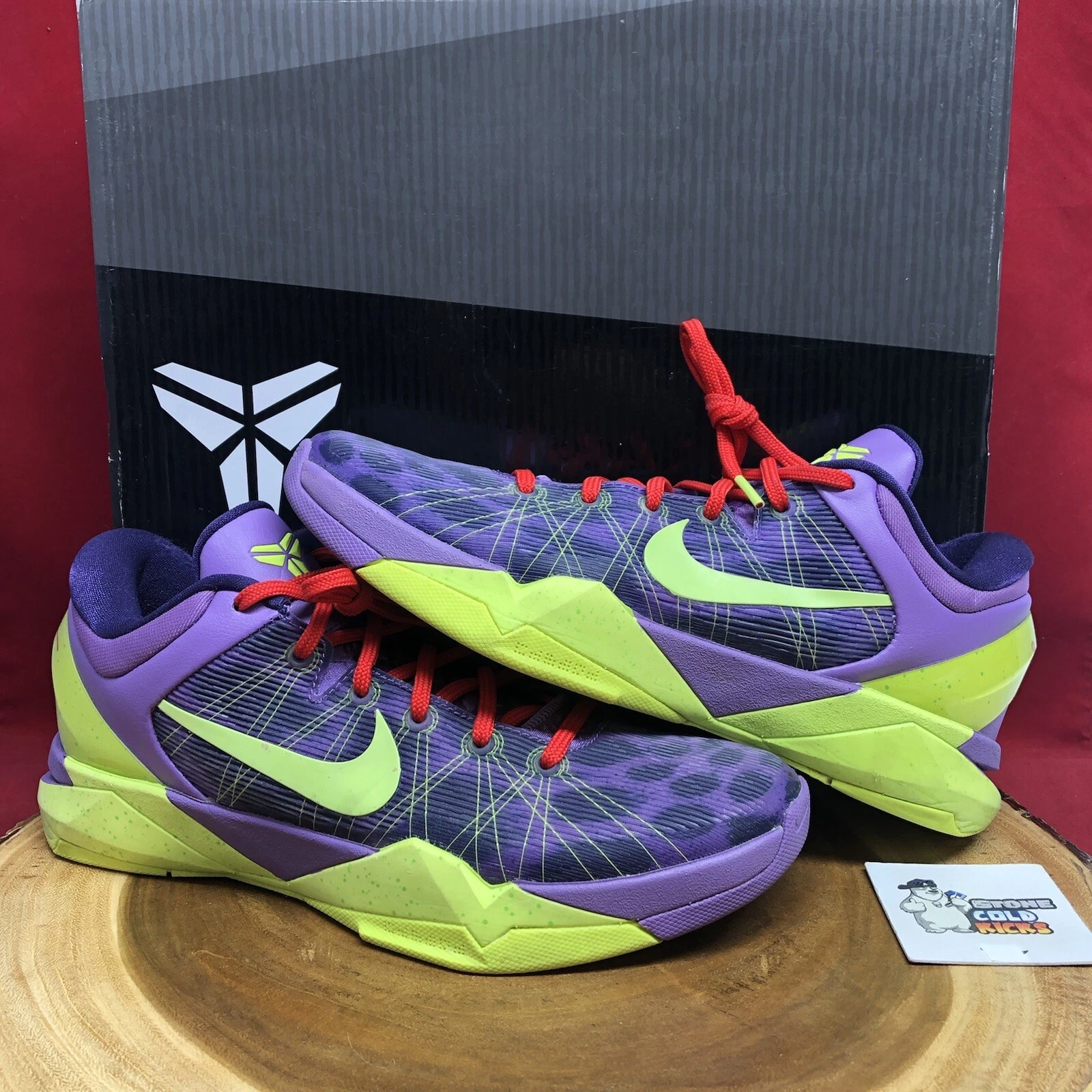 Nike Zoom Kobe VII 7 Supreme Christmas 488244 500 taille 9,5