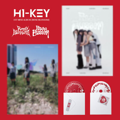 H1-KEY [ROSE BLOSSOM] 1st Mini Album CD+Photo Book+2 Card+Poster K-POP SEALED