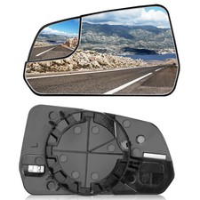 Driver Side Mirror Glass For Ford Mustang 2015-2025, Heated Without Auto Dimming