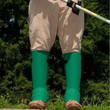 Crackshot Shin Guardz Protective Shin Guards – Green, Orange, Yellow, Tan