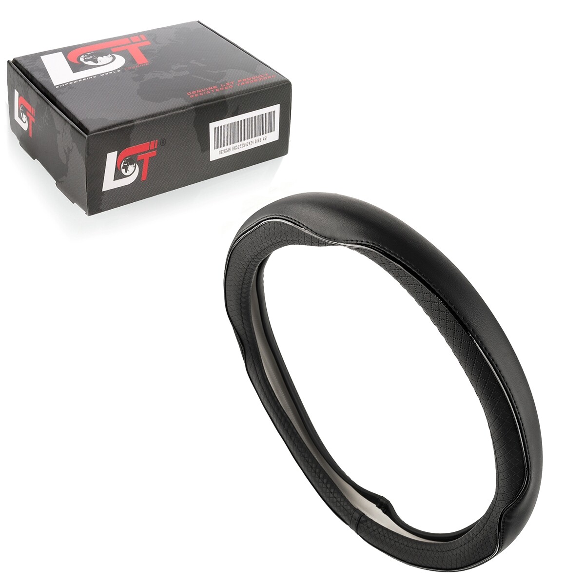Steering Wheel Cover Ø 38X9 Cm Black For AUDI TT 8J 8N FV