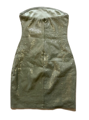 Club L London Ladies Mint Green Sequin Strapless Mini Dress Size UK 6 |  eBay UK