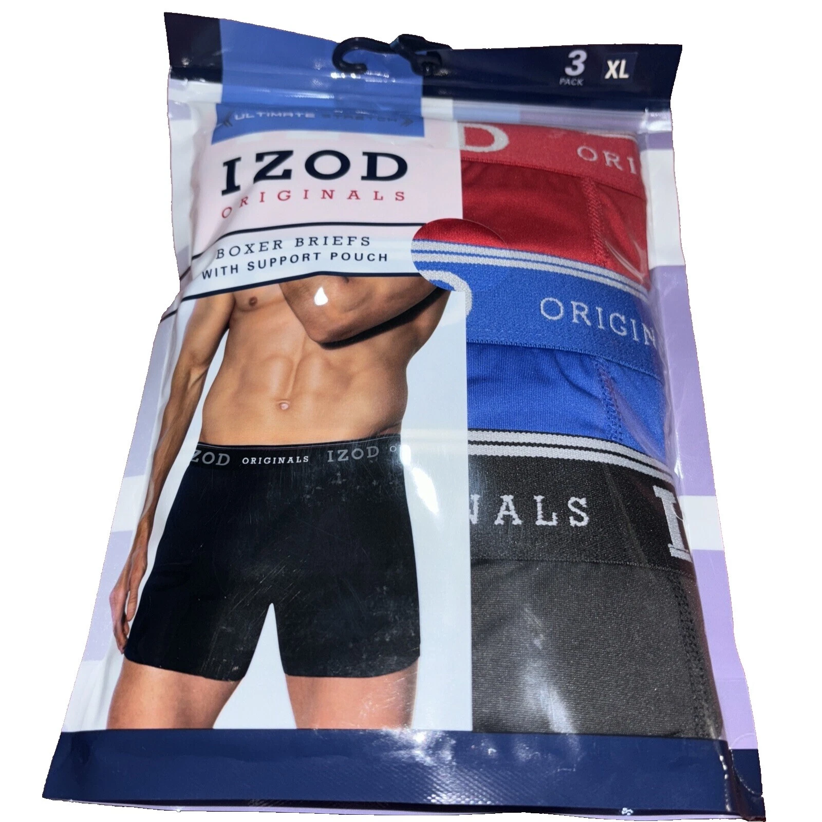 IZOD Men's Polyester Boxer Brief