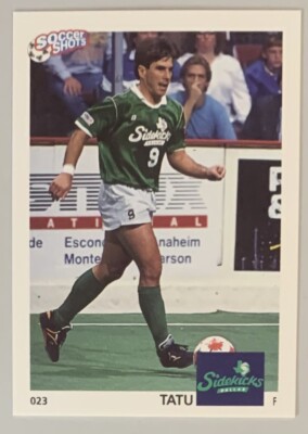 TATU, RARE '91 ''SOCCER SHOTS'' CARD # 23, SOCCER STAR ! AMAZING ! WOW !