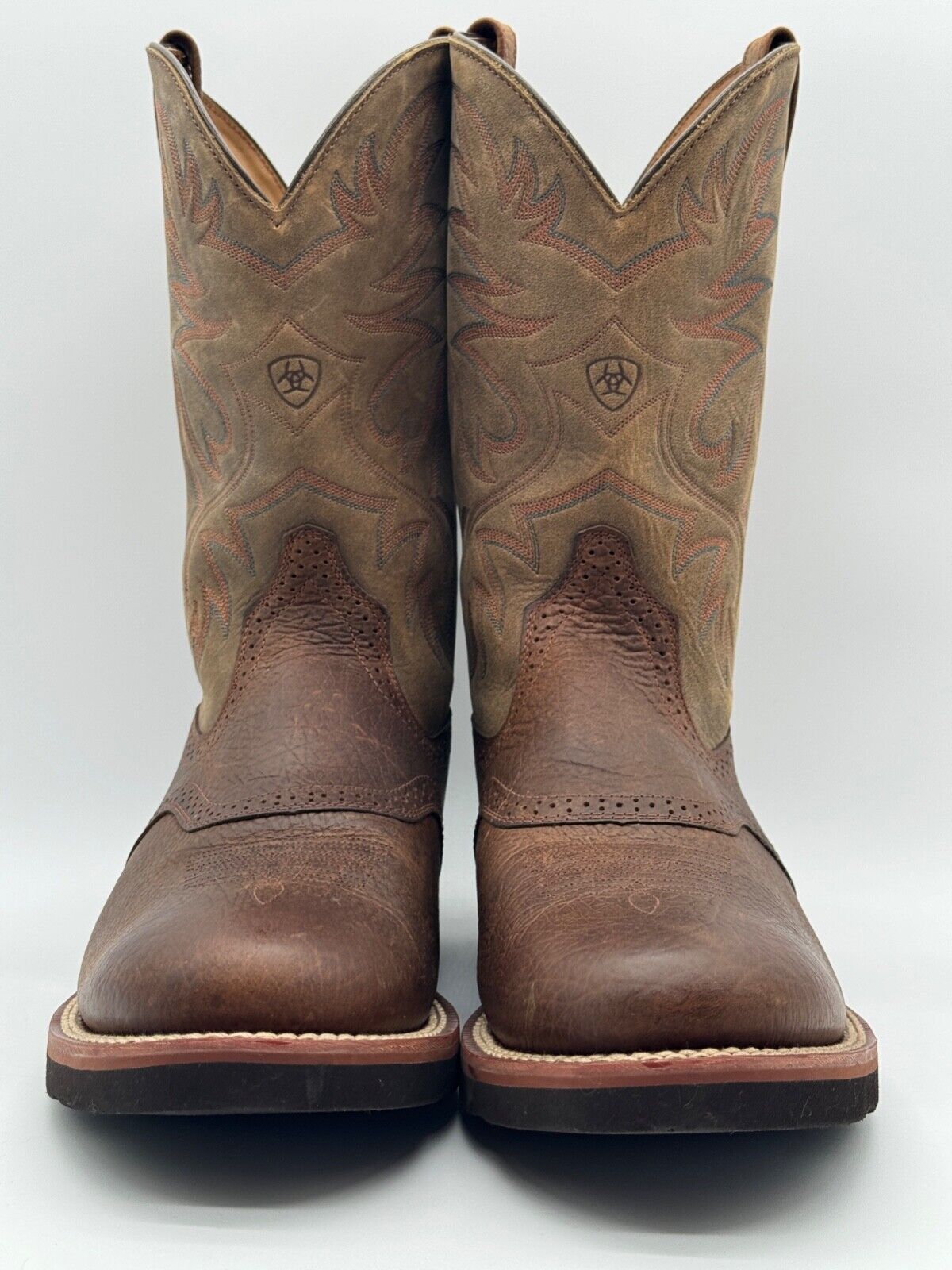 New Ariat Heritage Crepe Western Boot MAN IN EART… - image 5