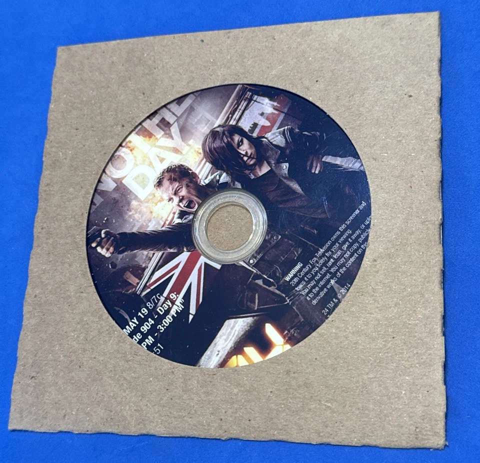 24 LIVE ANOTHER DAY EMMY FYC DVD SCREENER KIEFER SUTHERLAND DENNIS HAYSBERT RARE - Image 2 of 2