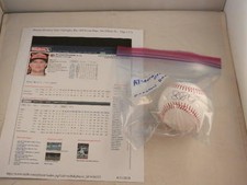 BRAXTON DAVIDSON AUTOGRAPHED MLB BASEBALL - ATLANTA BRAVES 