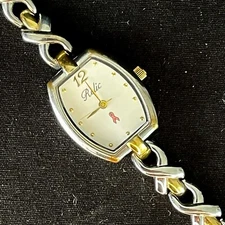 Relic Women's Breast Cancer Ribbon Silver Toned Wristwatch Rectangle Susan Komen