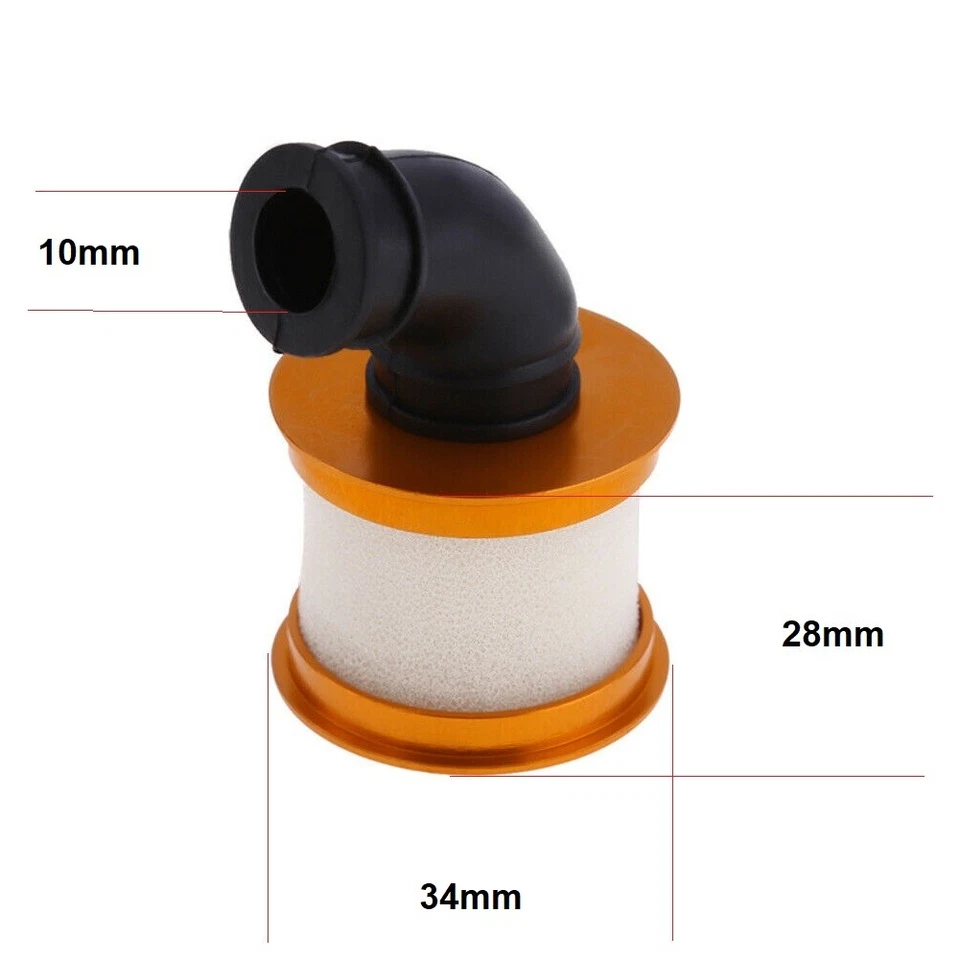 Actualización Oro HSP 04104 (02028) Motor Nitro Aire Filtro Para 1/10 Coche RC - Imagen 4 de 4