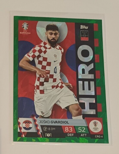 TOPPS UEFA EURO 2024 Sticker Purple Parallele Zan Vipotnik Slovenie