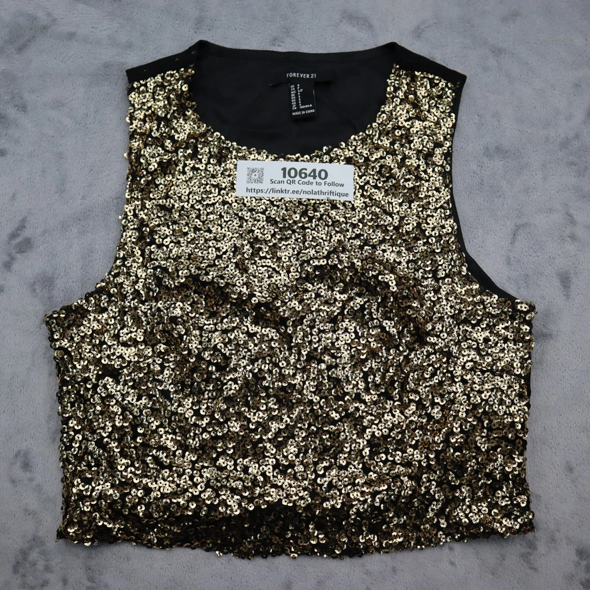 Gold sequin top sales forever 21
