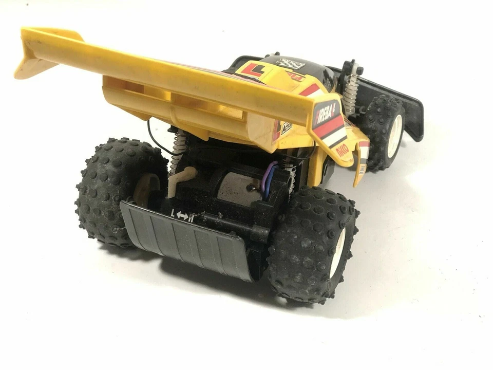 Nikko FIREBALL DICTATOR Yellow Buggy Electric RC Race Car Vintage 1988 Parts - Image 3 of 4
