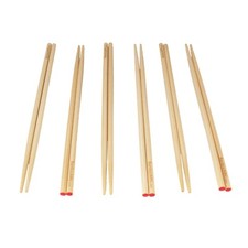 BambooMN Premium Reusable Japanese Bamboo Chopsticks, Red Dot End 10 inch