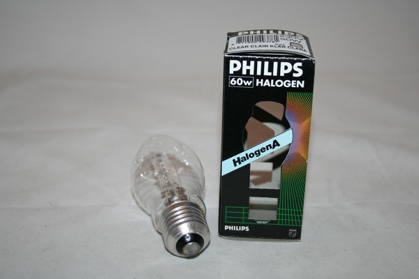 Philips Halogen Clas A E27 60W 230V Klar GlüHlampe Classic Dimmbar! -KEIN Led-image