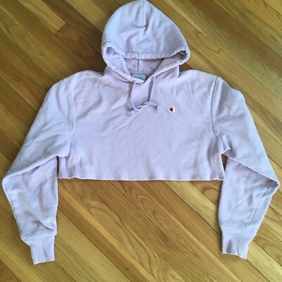 Cropped Hoodie Champion Reverse Weave Lilac Champion Reverse Weave