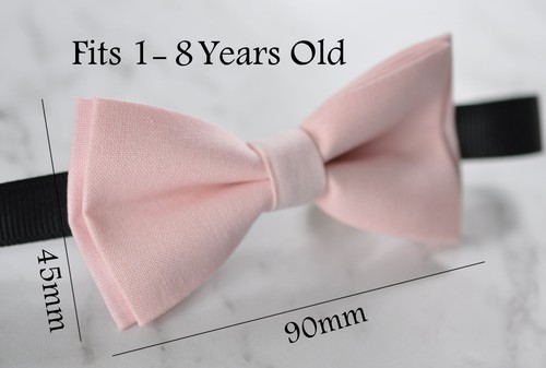 BABY BOY NIÑOS BLANCO Tirantes Tirantes Pajarita ROSA Pajarita 1-8 Años - Imagen 2 de 8