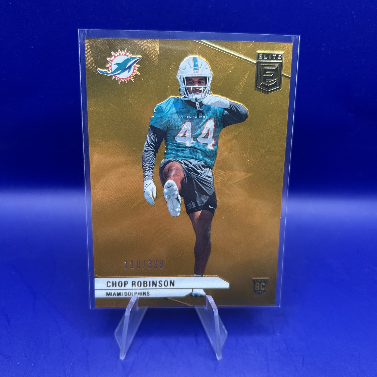 2024 Donruss Elite #140 Chop Robinson Orange #/399 Miami Dolphins Rookie RC