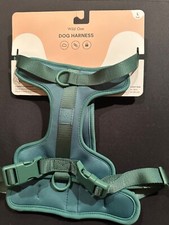New Wild One Dog Harness Spruce Green L