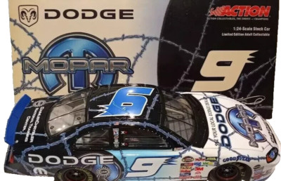2004 Action Kasey Kahne #9 Mopar Dodge Intrepid 1/24 Barbwire HOTO FREE SHIPPING