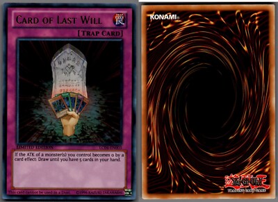 card of last will yugioh Amazon.com: Yu-Gi-Oh! - Last Will (SDY-039) - Starter Deck Yugi - Unlimited  Edition