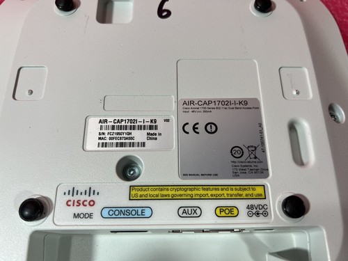 Cisco Aironet serie 1700 AIR-CAP1702I-I-K9 - Foto 5 di 5