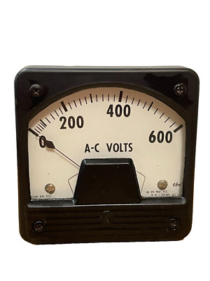 TBS AC Volts 0-600 Type KA-221 Style 4-Y9676  15 - 150 Hz E.S. = 50 MA. AC