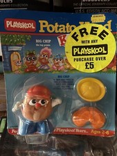 Vintage Rare 1986 PLAYSKOOL POTATO HEAD KIDS Big Chip FIGURE