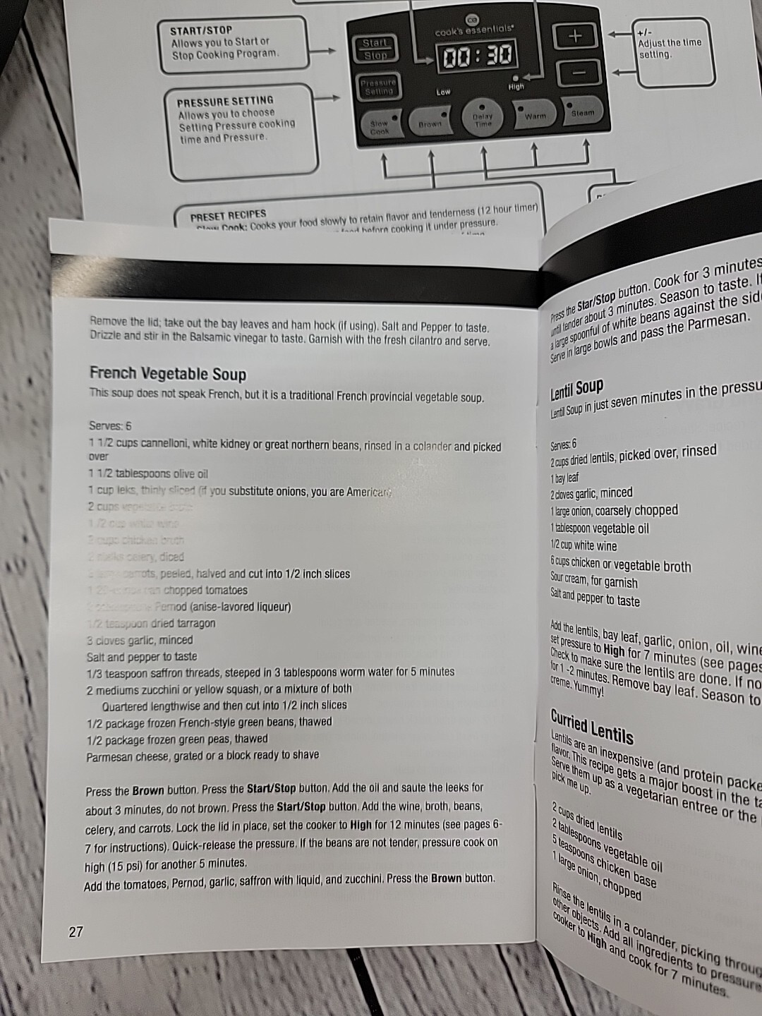 Cook's Essentials 8-qt Electric Oval Pressure Multi-Cooker New But Dented