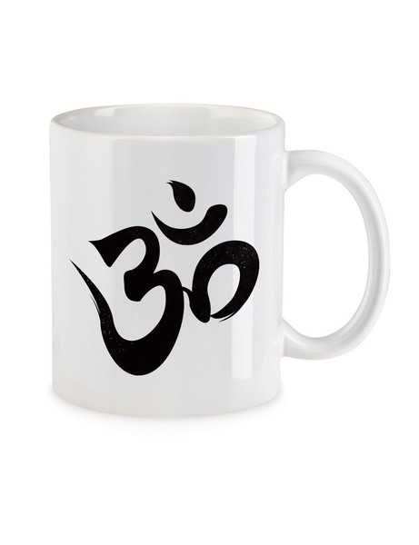 Om Sign Logo Kaffeetasse India Shiva Buddha Hinduismus Govinda Buddhismus Girl-image