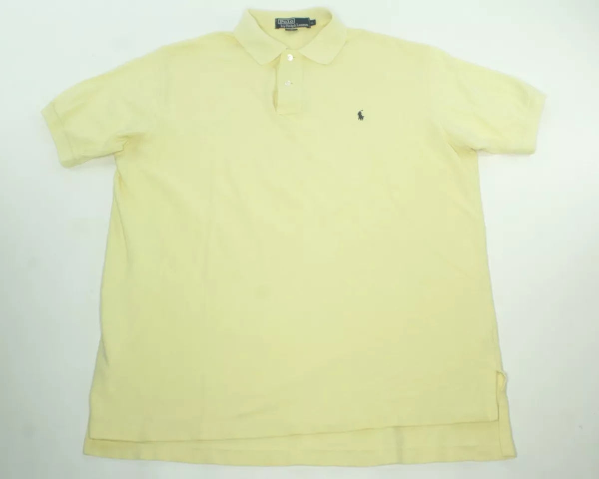 Polo Ralph Lauren Mens Large Short Sleeve Long Tail Golf Polo