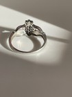 Sterling Silver 925 Diamond Irish Claddagh Ring Size 7 — photo 3