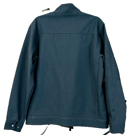 KIRKLAND MEN PERFORMANCE SOFTSHELL WATER RESISTANT STRETCHJACKET(BLUE HTR XL)NWT - Image 2 of 3